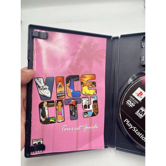 Grand Theft Auto - Vice City (Sony PlayStation 2, PS2, 2002) w/ Manual - Picture 8 of 8